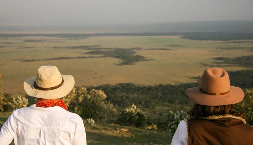 travelvers in masai mara