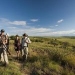 walking safari in mara